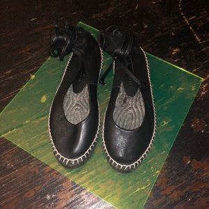 Zero Maria Cornejo leather espadrilles